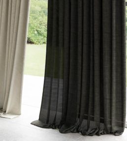 Vintage-Linen Fabric by Warwick Asphalt