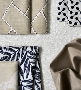 Virgata Fabric by Clarke & Clarke Ink