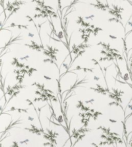 Virginia Fabric by Thibaut Beige and Sage