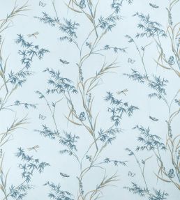 Virginia Fabric by Thibaut Spa Blue