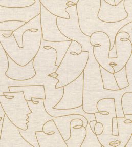 Visage Fabric by Camengo Lin Or
