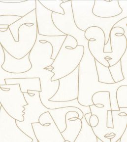 Visage Fabric by Camengo Sable