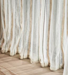 Vistula Fabric by Osborne & Little Ivory/Camel