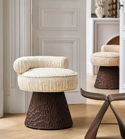 Vivea Fabric by Casamance Ecru naturel