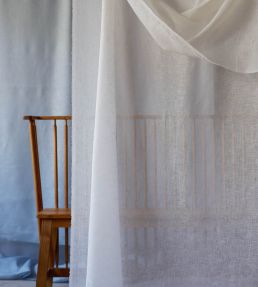 Sheer Linen Plain Fabric by Volga Linen Putty