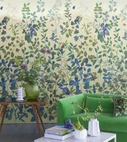 Voliere Mural by Designers Guild Lemongrass