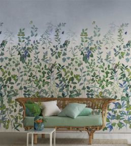 Voliere Mural by Designers Guild Sky