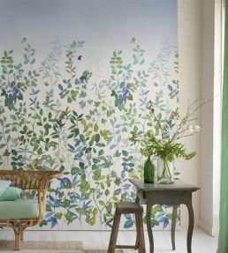 Voliere Mural by Designers Guild Sky