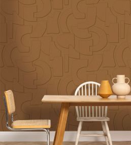 Volume Wallpaper by Caselio Terre Cuite