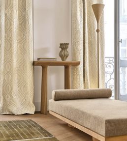 Valery Fabric by Casamance Ecru