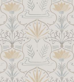 Voysey Wallpaper by Tres Tintas Purple