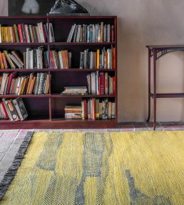 Nanimarquina Wabisabi rug Mustard 01WAB000MUS03 Mustard