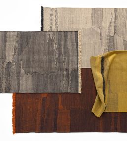 Nanimarquina Wabisabi rug Mustard 01WAB000MUS03 Mustard