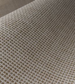 Waffle Weave Wallpaper by Arte Brick Red