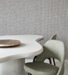 Waffle Weave Wallpaper by Arte Navy Beige
