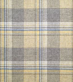 Wagtail Plaid Fabric by Ian Sanderson Sandstone
