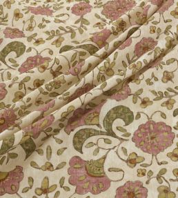 Wainscott Fabric by Warwick Rosehip