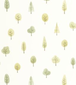 Walk In The Park Wallpaper by Casadeco Vert Feuille