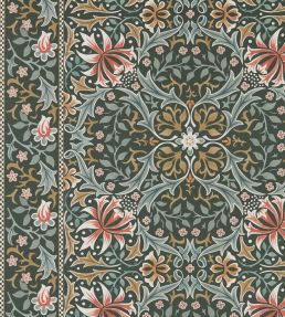 Walthamstow Wallpaper by Morris & Co Forest/Teal