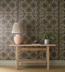 Walthamstow Wallpaper by Morris & Co Indigo/Gold