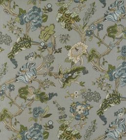 Braemore Fabric by Warwick Eau Dnil