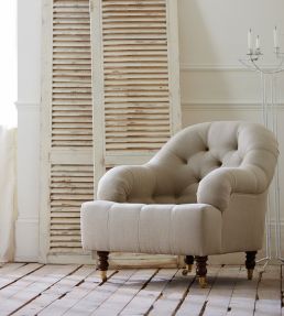Slubby Linen II Fabric by Warwick Papyrus