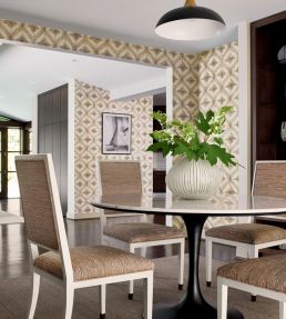Water Blocks Wallpaper by Thibaut Grey