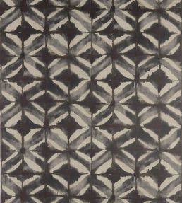 Water Blocks Fabric by Thibaut Black