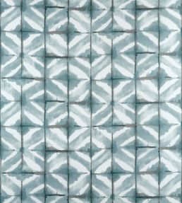 Water Blocks Fabric by Thibaut Mineral