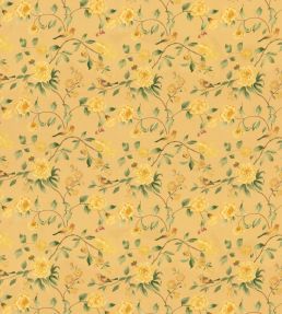 Watercolour Bird Fabric by George & Minnie Daffodil