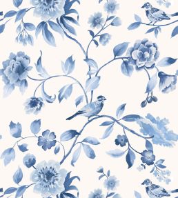 Watercolour Bird Wallpaper by George & Minnie Ink