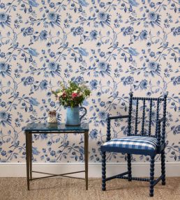 Watercolour Bird Wallpaper by George & Minnie Ink