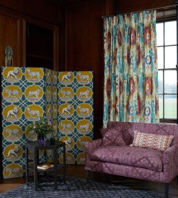 Watercolour Ikat Fabric by Jim Thompson No.9 Candy