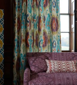 Watercolour Ikat Fabric by Jim Thompson No.9 Candy