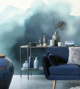 Free Form Watercolour Mural by Eijffinger 914