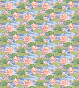 Waterlily Wallpaper by Ohpopsi Cornflower