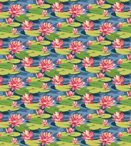 Waterlily Wallpaper by Ohpopsi Midnight Rouge