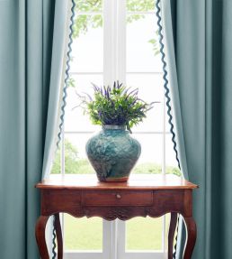 Wave Tape Trimming by Thibaut Kelly on Linen