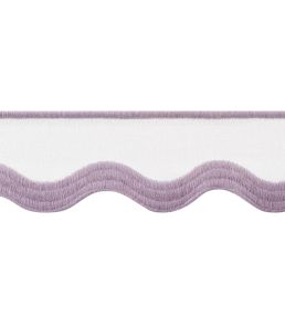 Wave Tape Trimming by Thibaut Lilac on White