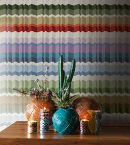 Waves Wallpaper by Missoni Multi