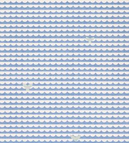 We Sailed Away Wallpaper by Christopher Farr Cloth Cobalt