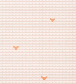 We Sailed Away Wallpaper by Christopher Farr Cloth Guava