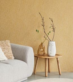 Weathered Canvas Wallpaper by Eijffinger Yellow / Ochre