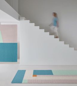GAN Weave Meeting Point rug Blue 393361 Blue