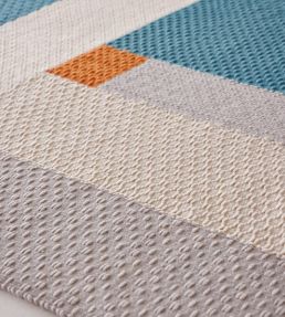 GAN Weave Meeting Point rug Blue 393361 Blue