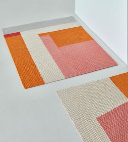 GAN Weave Meeting Point rug Orange 393364 Orange