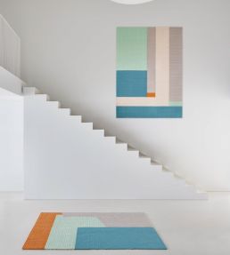 GAN Weave Space Hopper rug Blue 393357 Blue