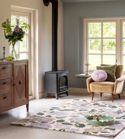 Brink & Campman Wendling Floral rug Heather Purple 083104140200 Heather Purple