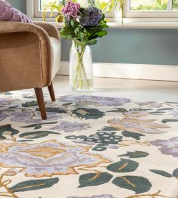 Brink & Campman Wendling Floral rug Heather Purple 083104140200 Heather Purple