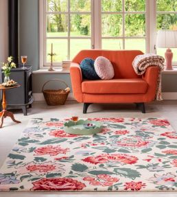 Brink & Campman Wendling Floral rug Poppy Red 083100140200 Poppy Red